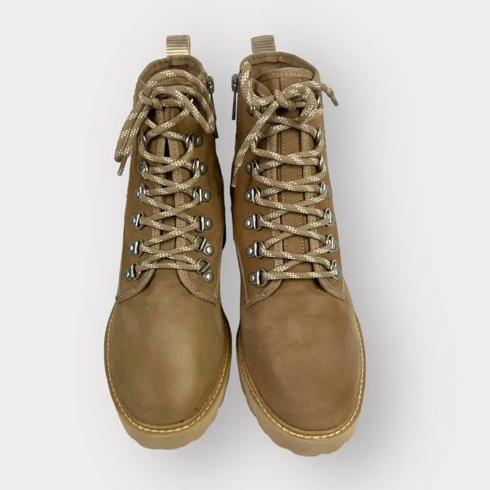 Dolce Vita Huey Hiker Lace-Up Bootie in Mushroom Nubuck Size 10 - Picture 5 of 15